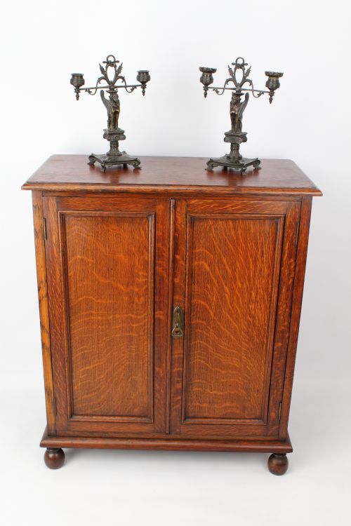fig 1. Small Edwardian Oak Bookcase