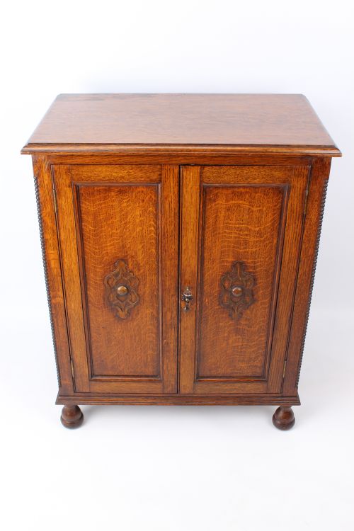 Small Edwardian Oak Bookcase