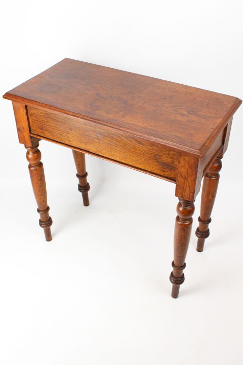 fig 1. Victorian Oak Side Table 