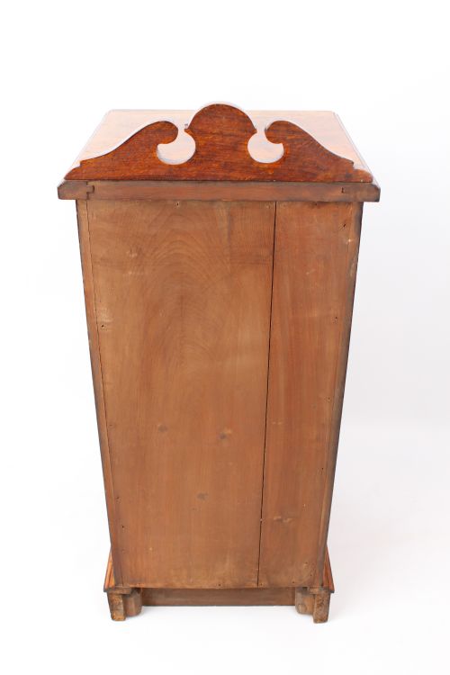 TALL VICTORIAN ASH BEDSIDE CABINET - ADDITIONAL PHOTO 3