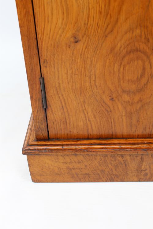 TALL VICTORIAN ASH BEDSIDE CABINET - ADDITIONAL PHOTO 8