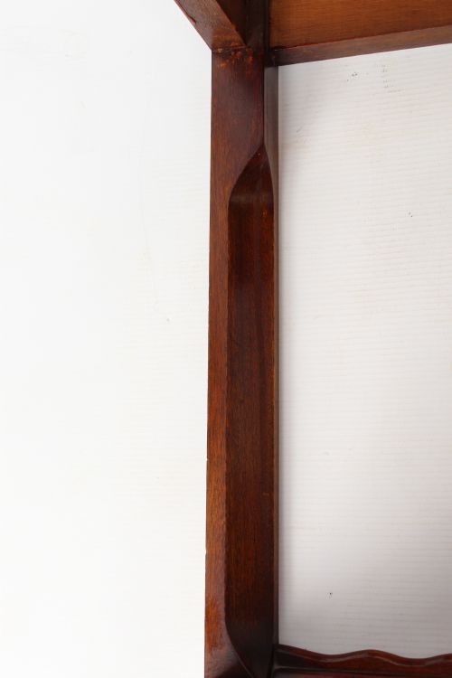 ANTIQUE MAHOGANY TWO TIER TROLLEY - ADDITIONAL PHOTO 7