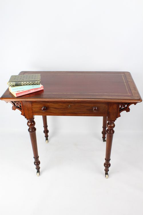 fig 1. Small Victorian Mahogany Desk