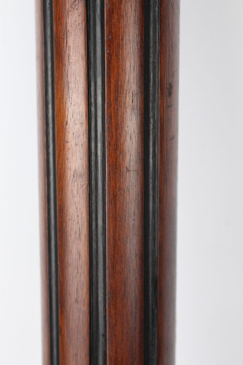 ANTIQUE VICTORIAN MAHOGANY CURTAIN POLE 5FT 5 - ADDITIONAL PHOTO 3