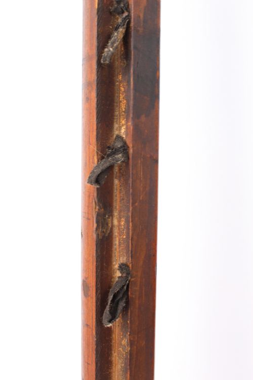 ANTIQUE VICTORIAN MAHOGANY CURTAIN POLE 5FT 5 - ADDITIONAL PHOTO 4