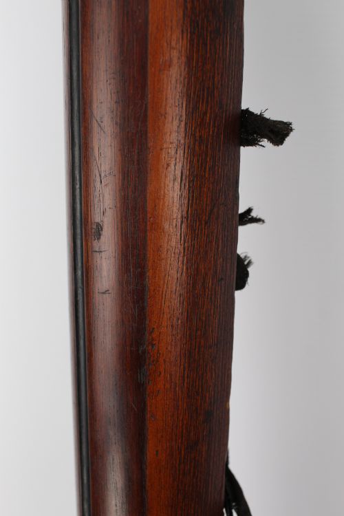 ANTIQUE VICTORIAN MAHOGANY CURTAIN POLE 5FT 5 - ADDITIONAL PHOTO 7