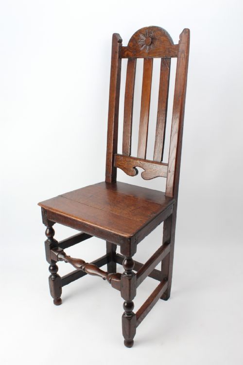 fig 1. 17th Century Oak Chair