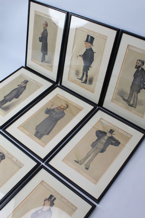 SET 9 ANTIQUE VANITY FAIR SPY PRINTS - ADDITIONAL PHOTO 1