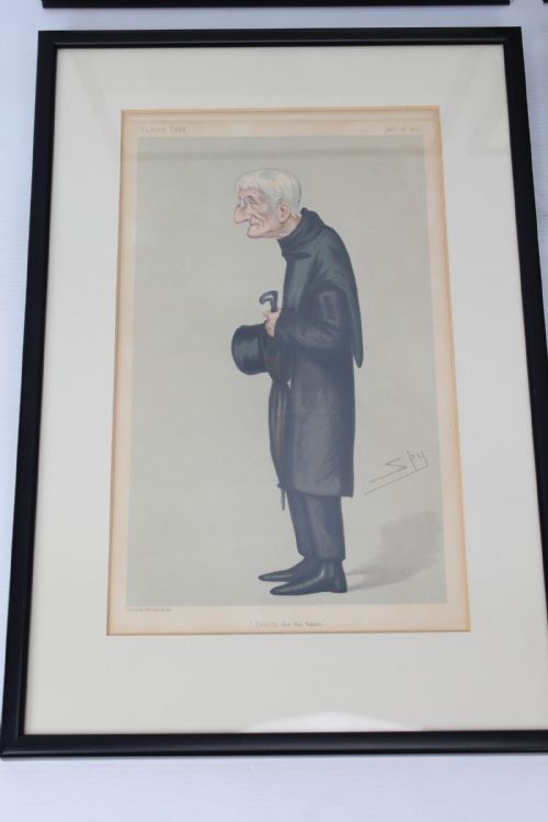 fig 4. Set of 4 Antique Vanity Fair Spy Prints