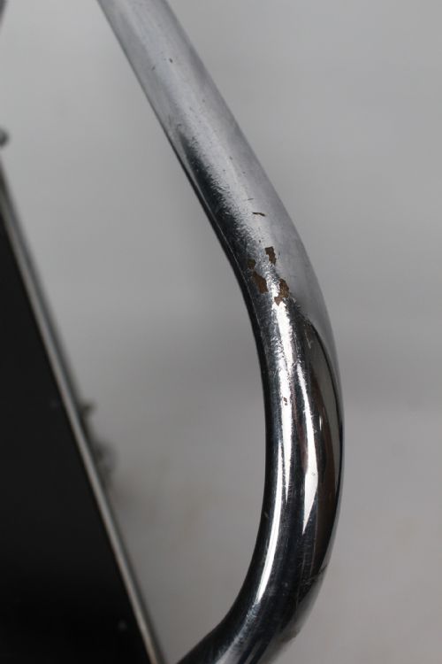 ART DECO CHROME BLACK GLASS TROLLEY - ADDITIONAL PHOTO 6