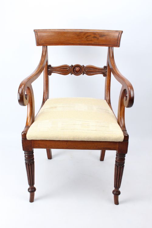 Antique Regency Mahogany Carver Chair