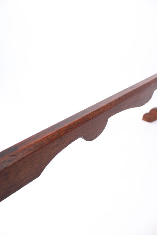 VICTORIAN GOTHIC REVIVAL WALNUT TOWEL RAIL - ADDITIONAL PHOTO 11