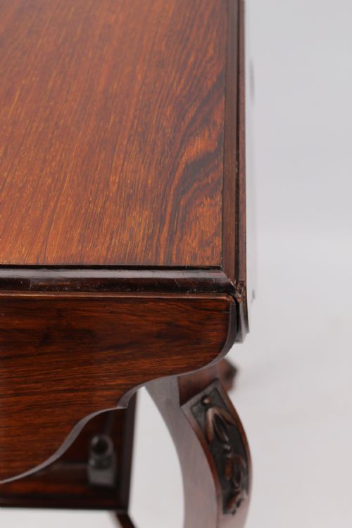 SMALL VICTORIAN ROSEWOOD GAMES TABLE LAMP TABLE GILLOW - ADDITIONAL PHOTO 7