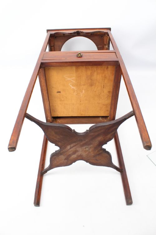 GEORGIAN MAHOGANY BEDSIDE TABLE - ADDITIONAL PHOTO 12