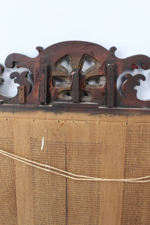 GEORGE II WALNUT CHIPPENDALE FRETWORK MIRROR - ADDITIONAL PHOTO 11
