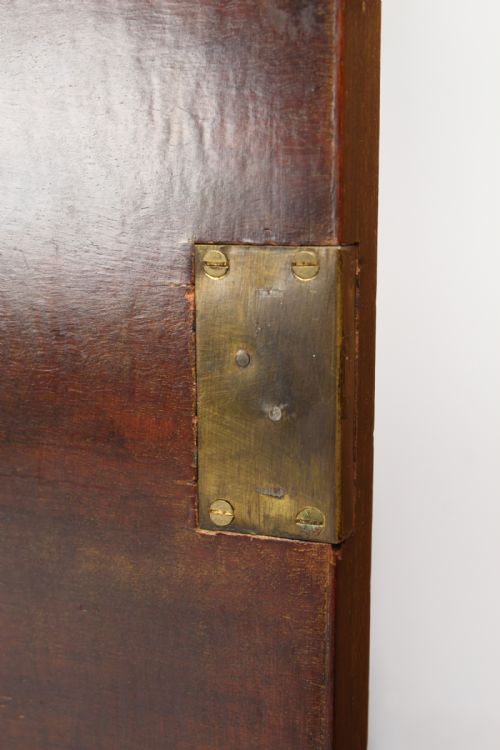 VICTORIAN PAINTED SATINWOOD BOW FRONT SIDE CABINET - ADDITIONAL PHOTO 7