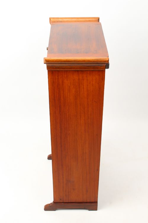 SLIM EDWARDIAN WALNUT MUSIC CABINET - ADDITIONAL PHOTO 3