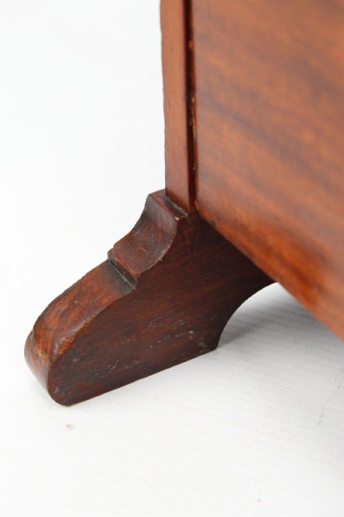 SLIM EDWARDIAN WALNUT MUSIC CABINET - ADDITIONAL PHOTO 12