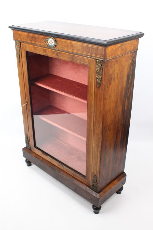 fig 1. Victorian Walnut Pier Cabinet