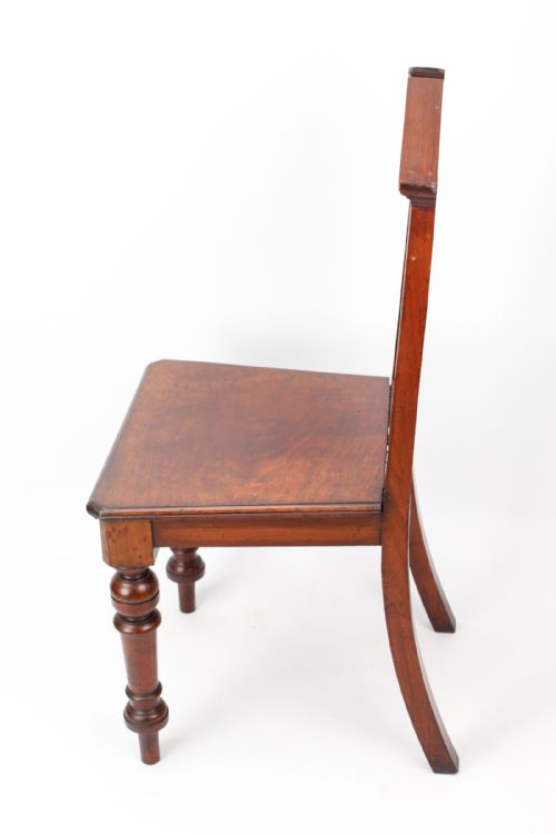 VICTORIAN WALNUT HALL CHAIR - ADDITIONAL PHOTO 2