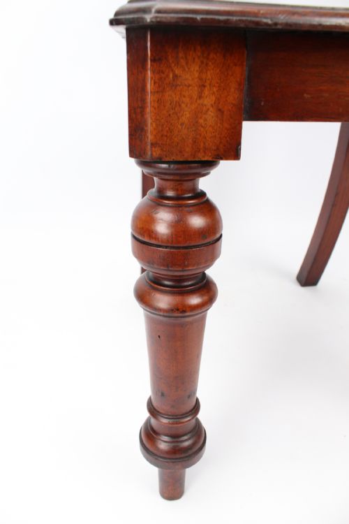 VICTORIAN WALNUT HALL CHAIR - ADDITIONAL PHOTO 11