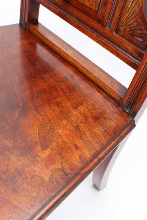 VICTORIAN WALNUT HALL CHAIR - ADDITIONAL PHOTO 12