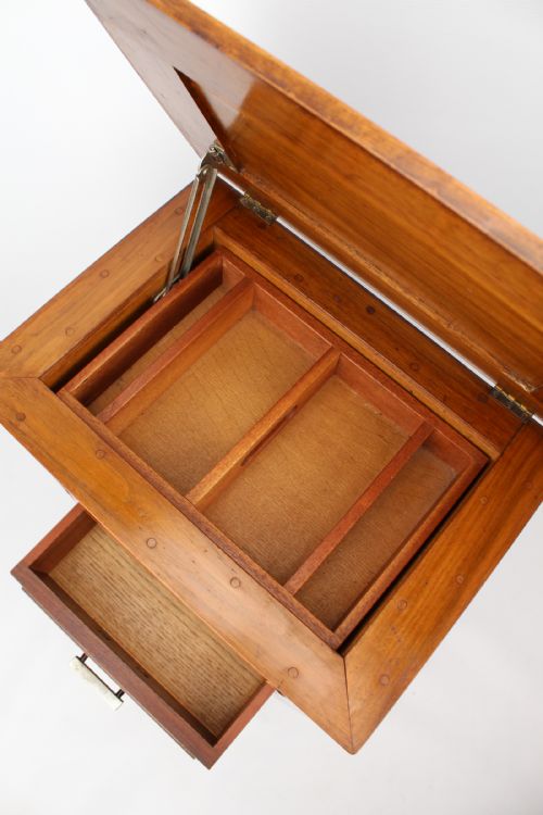 ART DECO BURR WALNUT CABINET - ADDITIONAL PHOTO 5