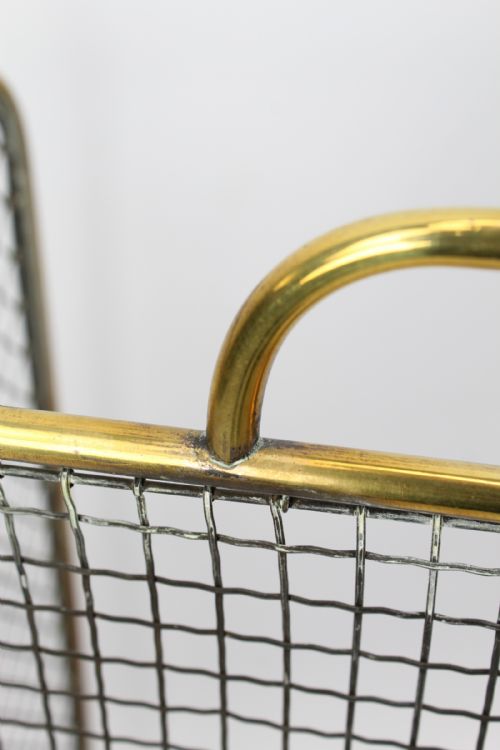 VICTORIAN FOLDING BRASS FIRE GUARD - ADDITIONAL PHOTO 8