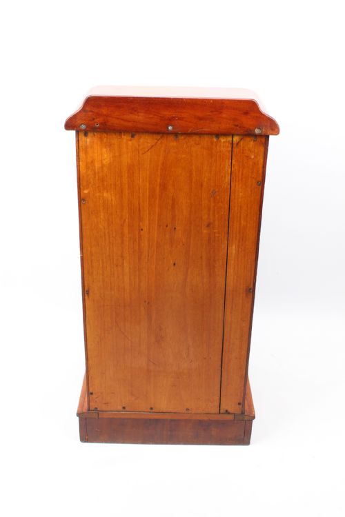 VICTORIAN MAHOGANY BEDSIDE CABINET - ADDITIONAL PHOTO 4