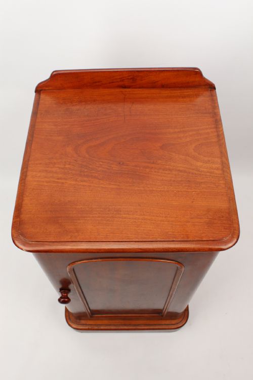 VICTORIAN MAHOGANY BEDSIDE CABINET - ADDITIONAL PHOTO 6