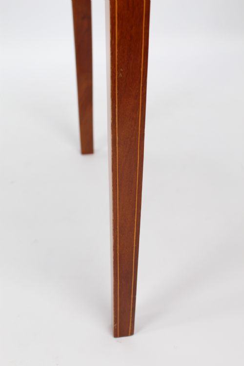 ANTIQUE GEORGIAN INLAID MAHOGANY DESK - ADDITIONAL PHOTO 10