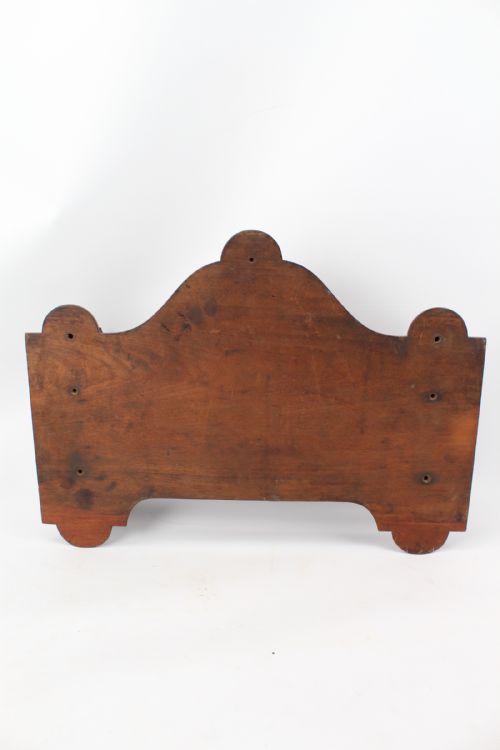 VICTORIAN MAHOGANY HANGING DOUBLE TOWEL RAIL - ADDITIONAL PHOTO 12