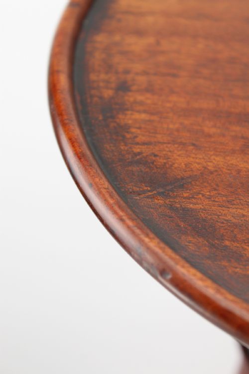 TALL VICTORIAN MAHOGANY TORCHERE - ADDITIONAL PHOTO 3