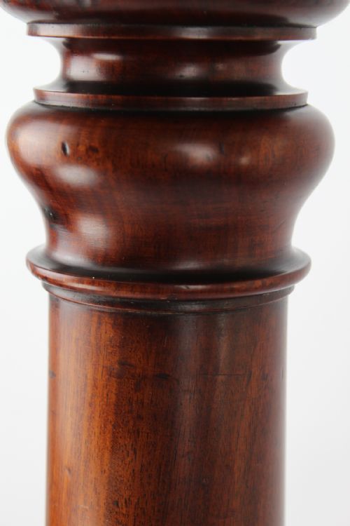 TALL VICTORIAN MAHOGANY TORCHERE - ADDITIONAL PHOTO 5