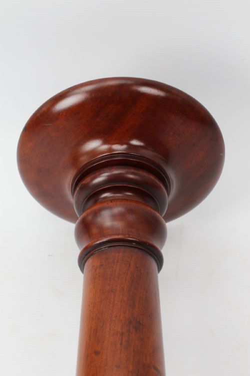 TALL VICTORIAN MAHOGANY TORCHERE - ADDITIONAL PHOTO 10
