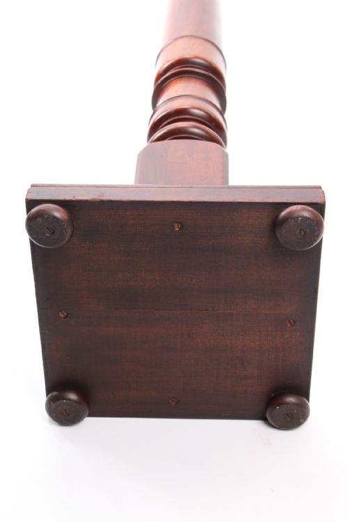 TALL VICTORIAN MAHOGANY TORCHERE - ADDITIONAL PHOTO 11