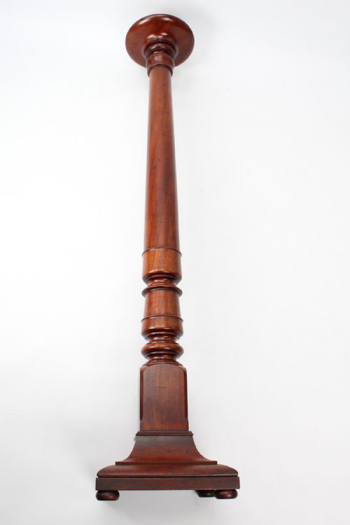 TALL VICTORIAN MAHOGANY TORCHERE - ADDITIONAL PHOTO 12