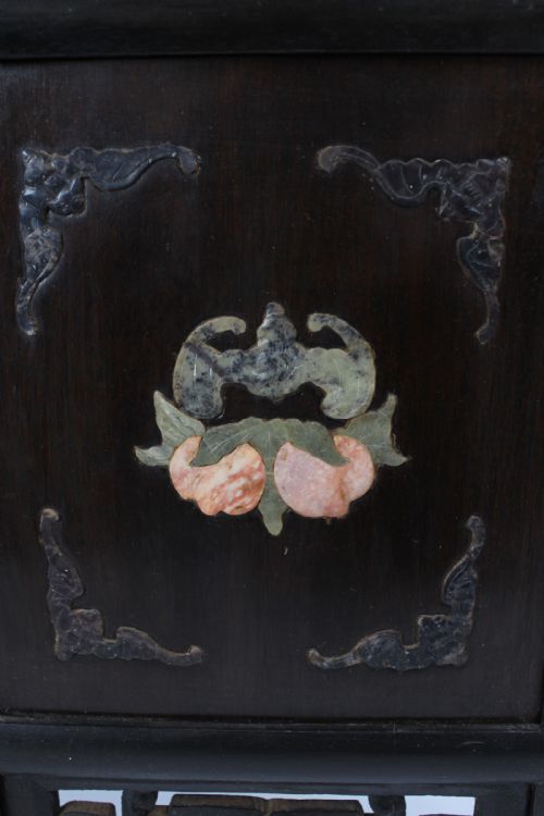 ANTIQUE CHINESE FOLDING FIRE SCREEN - ADDITIONAL PHOTO 11