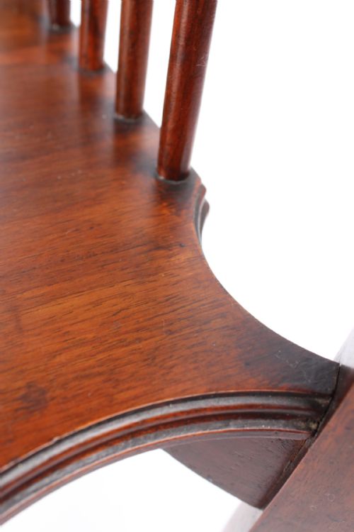 SMALL VICTORIAN ARTS CRAFTS WALNUT SIDE TABLE - ADDITIONAL PHOTO 12