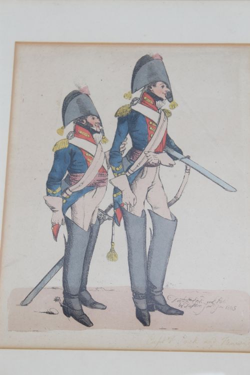 fig 3. Set 4 Antique Georgian Etchings by Robert Dighton Prints