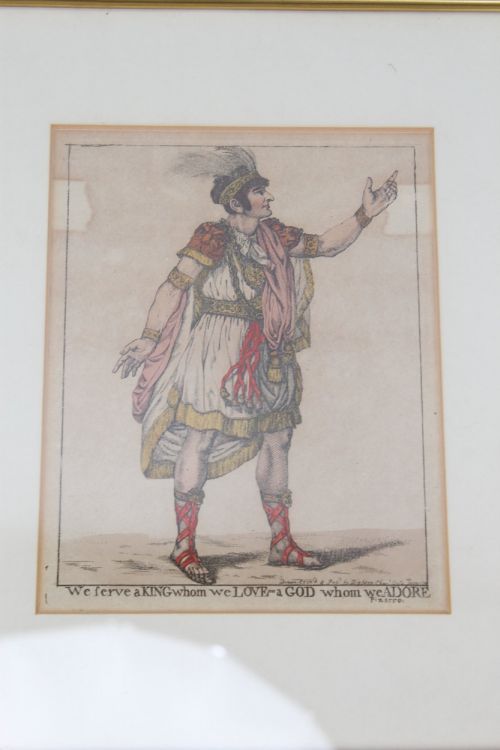 fig 4. Set 4 Antique Georgian Etchings by Robert Dighton Prints