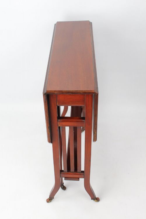 EDWARDIAN MAHOGANY SUTHERLAND TABLE - ADDITIONAL PHOTO 1