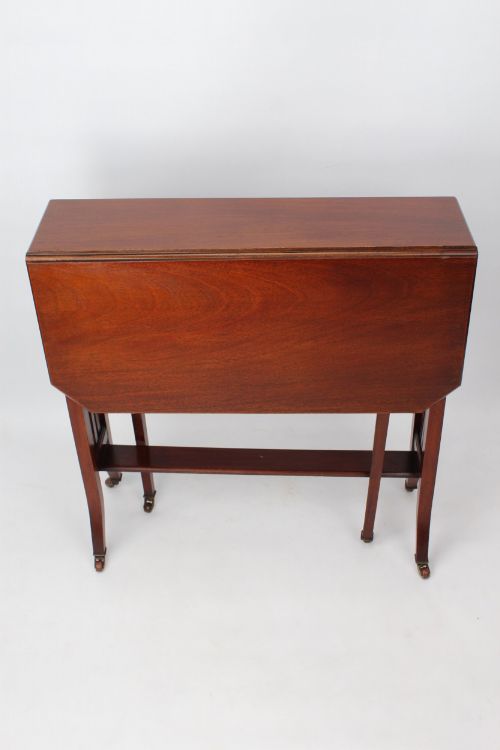 EDWARDIAN MAHOGANY SUTHERLAND TABLE - ADDITIONAL PHOTO 2