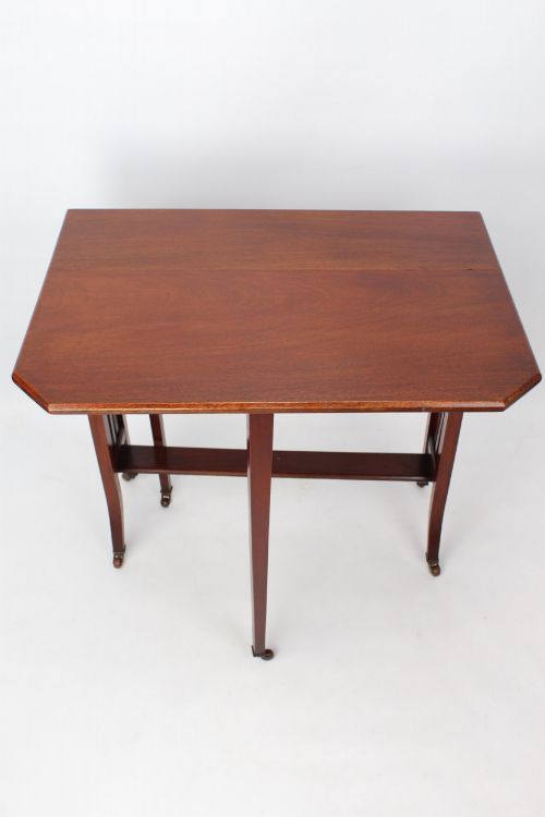 EDWARDIAN MAHOGANY SUTHERLAND TABLE - ADDITIONAL PHOTO 3
