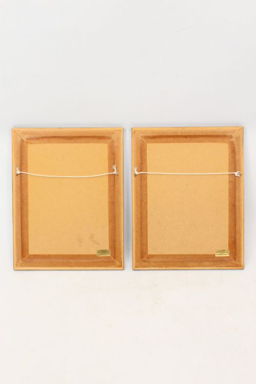 SMALL PAIR ANTIQUE CHINESE WATERCOLOURS - ADDITIONAL PHOTO 12