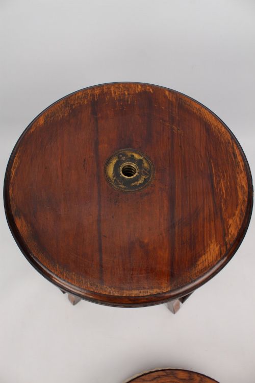 VICTORIAN ARTS CRAFTS ROSEWOOD RISE FALL PIANO STOOL - ADDITIONAL PHOTO 10