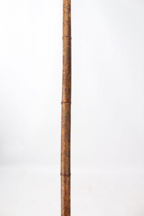LARGE ANTIQUE VICTORIAN BAMBOO CURTAIN POLE 7FT - ADDITIONAL PHOTO 7