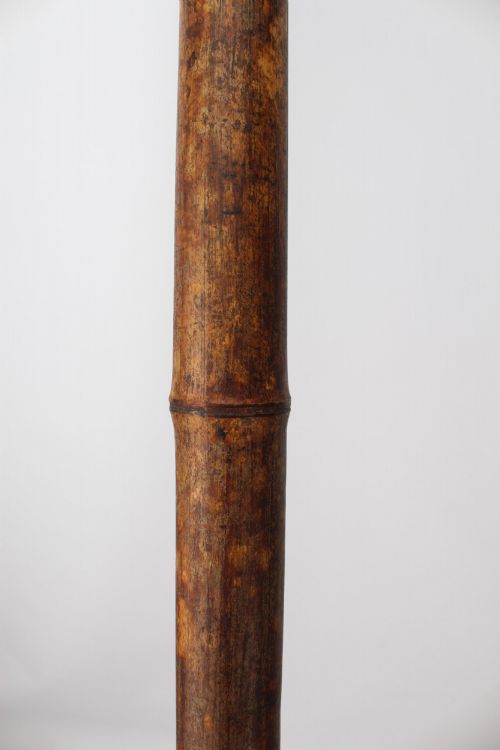 LARGE ANTIQUE VICTORIAN BAMBOO CURTAIN POLE 7FT - ADDITIONAL PHOTO 9