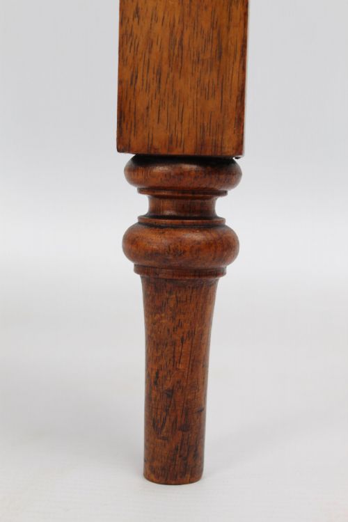 VICTORIAN BURR WALNUT OVAL FOLDING CAMPAIGN TABLE - ADDITIONAL PHOTO 10