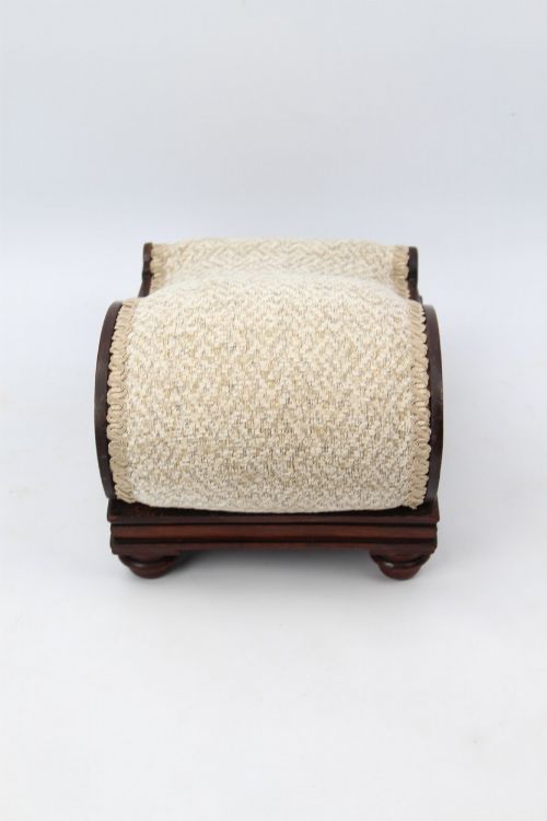 ANTIQUE REGENCY ROSEWOOD FOOTSTOOL - ADDITIONAL PHOTO 5